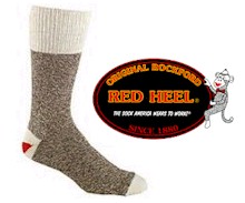 SockMonkey.com - Red Heel Socks made by Fox River Mills